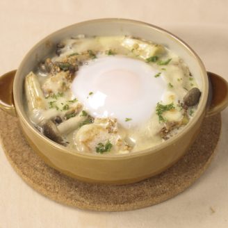 鶏と豆腐チーズグラタン