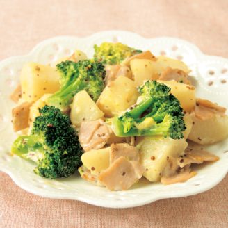 ロースハムとゴロゴロ野菜のホットサラダ