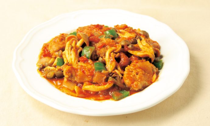 豚ヒレ肉の簡単トマト煮