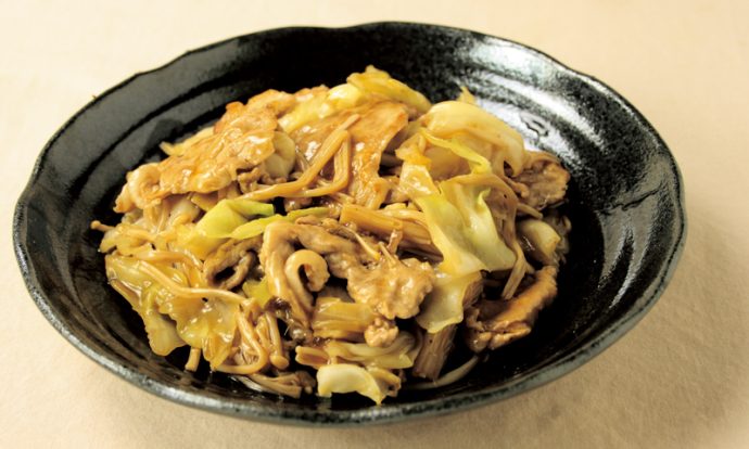 豚肉とキャベツのとろみ炒め