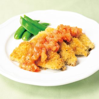 アジのパン粉焼き