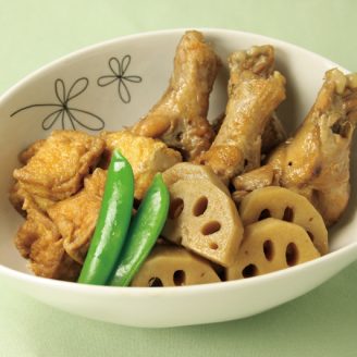 手羽元とれんこんの旨煮