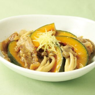 豚バラ肉とかぼちゃの煮物
