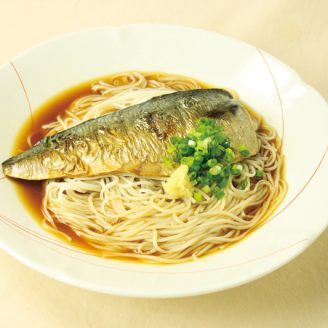焼き鯖そうめん