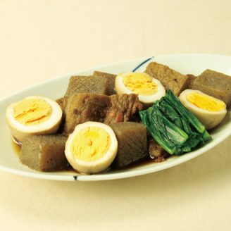 たまごとじゃこ天のうま煮