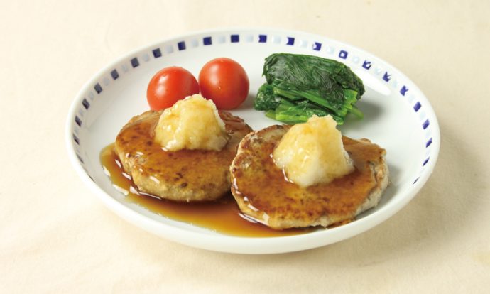 いわしバーグのおろし煮