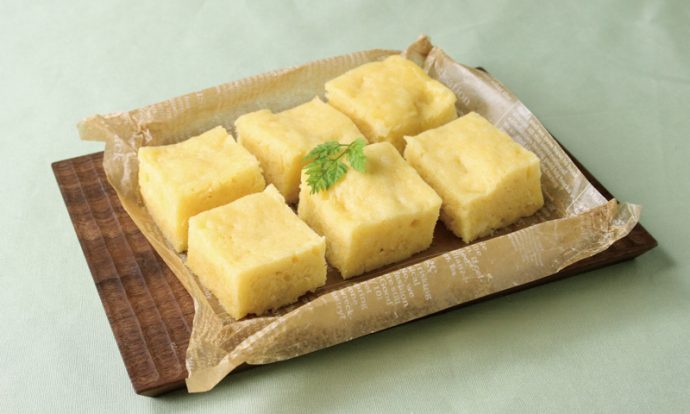 しっとり！さつまいも蒸しケーキ