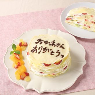 レンジで！母の日のフルーツミルクレープ