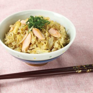 鮭としょうがの炊き込みごはん