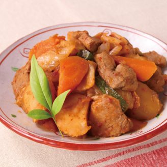 豚じゃがキムチ