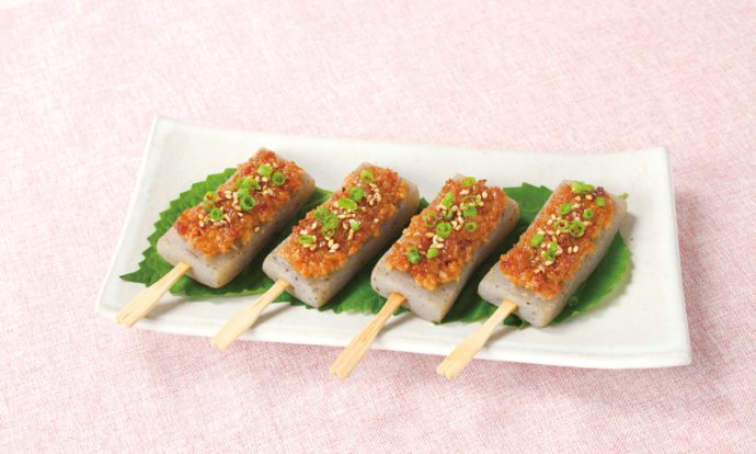 こんにゃくの肉みそ田楽