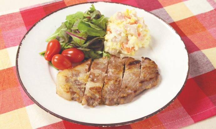 豚肉の塩こうじソテー