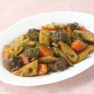 砂肝のバルサミコ酢炒め