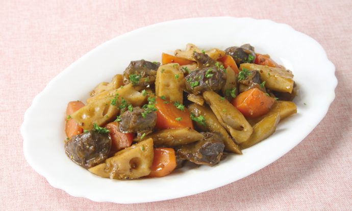 砂肝のバルサミコ酢炒め