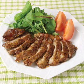 トンカツ用豚肉で焼き豚風