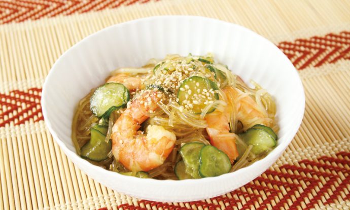 きゅうりとえびの春雨サラダ