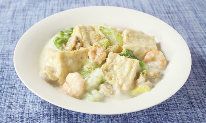 シーフードと白菜のとろっと煮