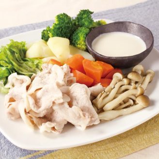 レンジで簡単蒸ししゃぶ