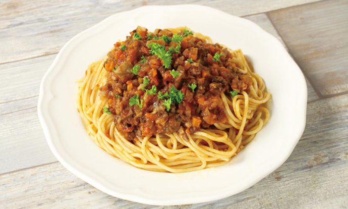 牛すじのラグーソースパスタ