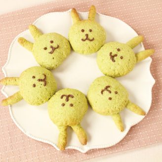 十五夜に！うさぎ蒸しパン