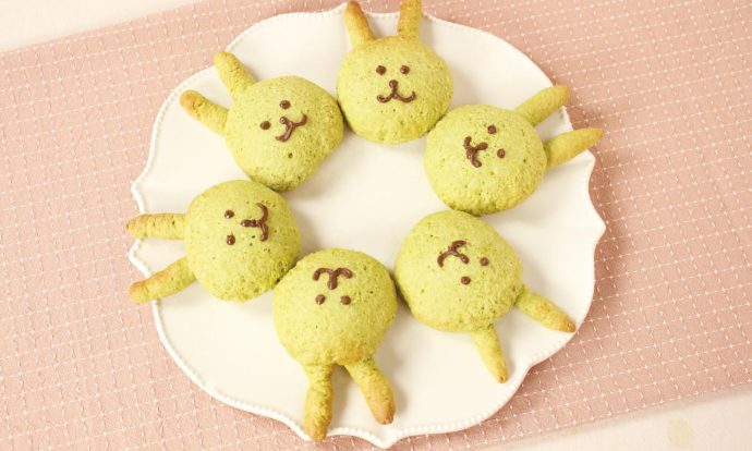 十五夜に！うさぎ蒸しパン