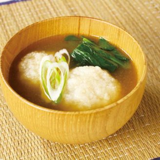 れんこん団子のお吸いもの
