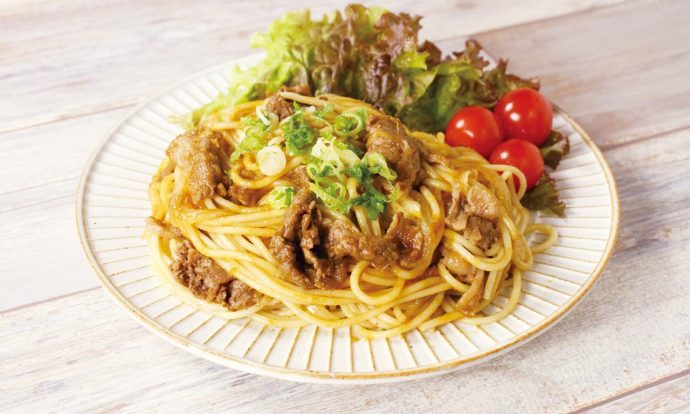 焼き肉パスタ