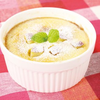 簡単！ミルクと鳴門きんときのクラフティ