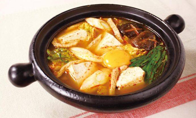 豚肉と豆腐のスンドゥブチゲ