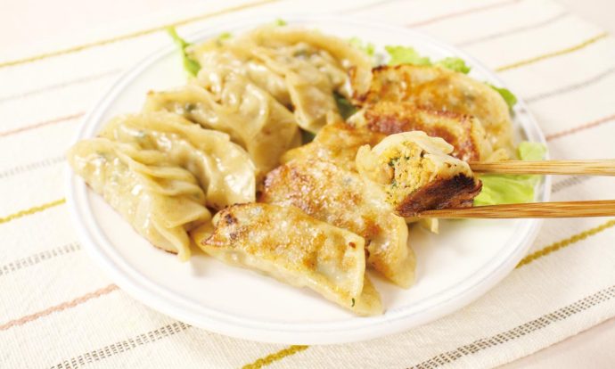 キムチなっとう餃子