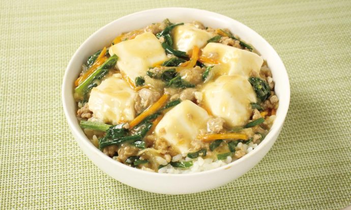 あじの豆腐あんかけ丼