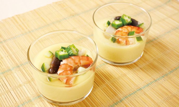 夏のひんやり涼風茶わん蒸し