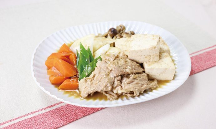 甘酒入り肉豆腐