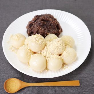 お月見に!甘酒白玉だんご