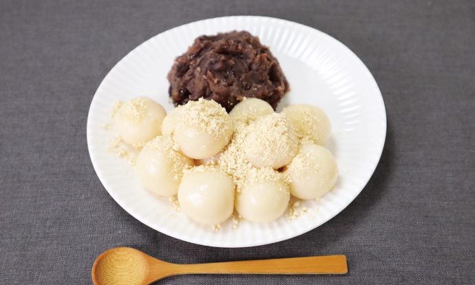 お月見に！甘酒白玉だんご