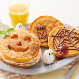 かぼちゃのホットケーキ