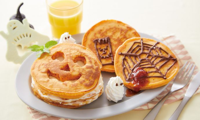 かぼちゃのホットケーキ