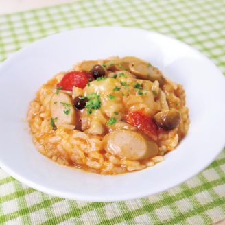 トマト鍋スープリゾット