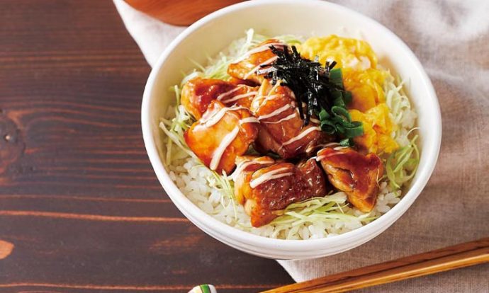 万能つゆで味が決まる照り焼き丼