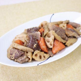 牛肉とにんじんのごま煮