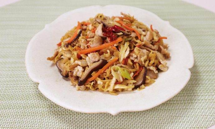 豚肉と切干大根の炒めもの