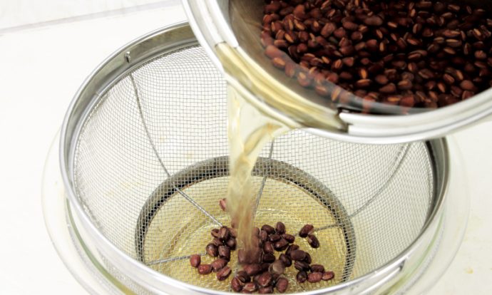 あんこの作り方（つぶあん）手順画像