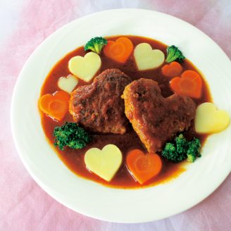 ジューシートマト煮込みハンバーグ