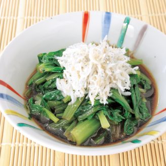 小松菜としらすのおひたし