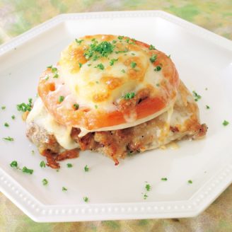 鶏肉とトマトのチーズグリル