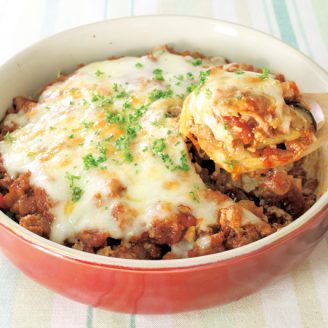 なすのミートグラタン