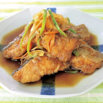 秋鮭の南蛮漬け