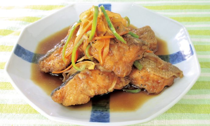 秋鮭の南蛮漬け