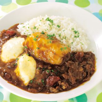 ロールキャベツ入りハヤシライス