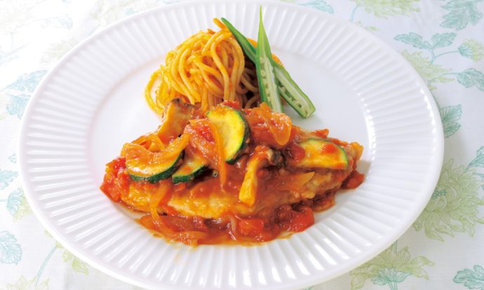 ポークソテー ハニートマトソース